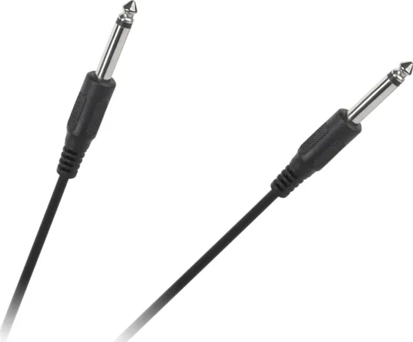 Kabel LP Jack 6,3 mm - Jack 6,3 mm, 2 m, svart (KPO2750M-2)