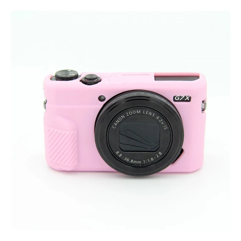 Canon PowerShot G7X MarkII Beskyttelsesdeksel laget av silikon - Rosa