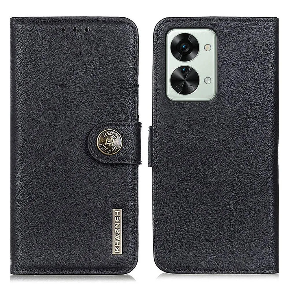 KHAZNEH OnePlus Nord 2T 5G Lommebok - deksel - Svart