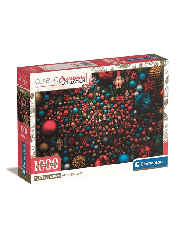 Clementoni Puzzle 1000 Pcs Impossible CB Christmas Vibes