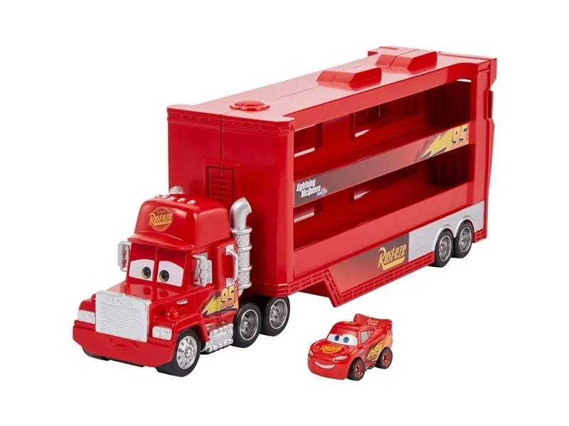Disney leketøybil Cars Transporter MACK, rød