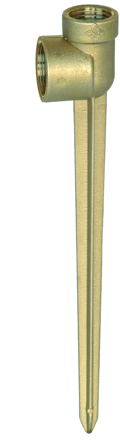 Geka jordspyd t/vandkanon messing 3/4" × 1/2"