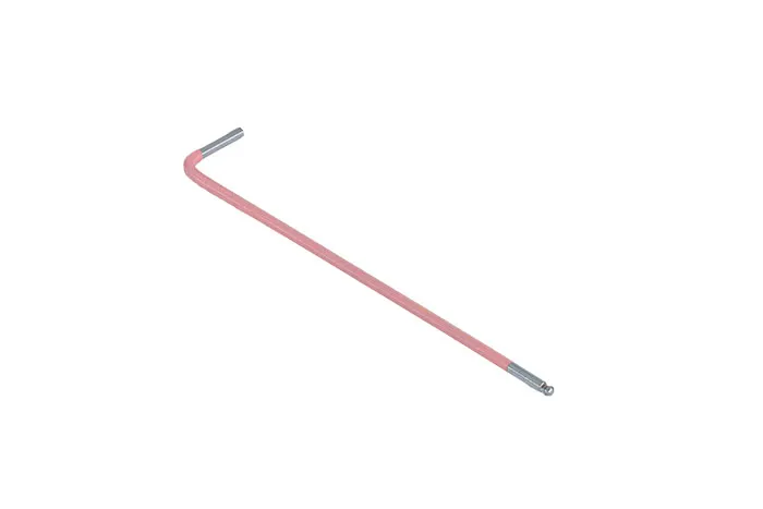 BATO Stiftnøgle farvet pink lang med kugle 2 x 100mm.
