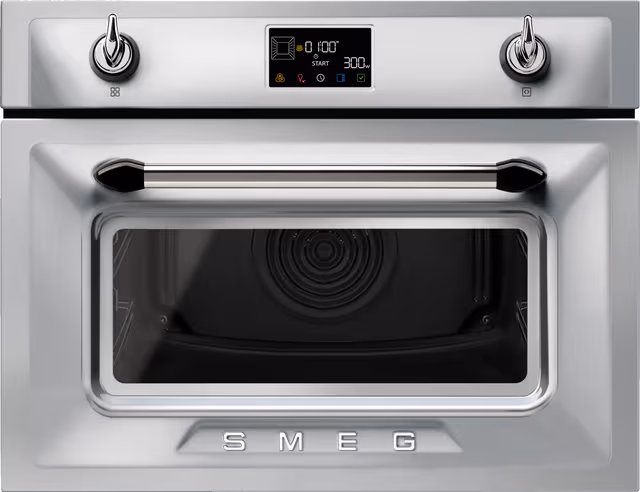 Smeg Victoria Kompaktovn med mikro SO4902M1X (rustfritt)