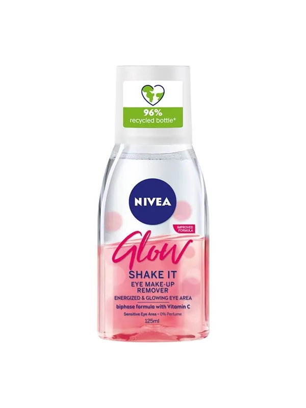 Nivea Glow Eye Makeup Remover - 125 ml
