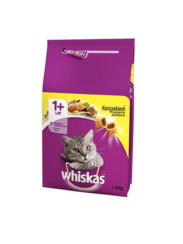 Whiskas Dry cat food Adult - Chicken - 14kg