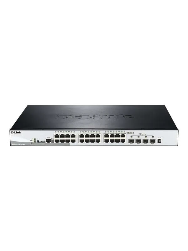 D-Link SmartPro DGS-1510-28XMP - switch - 28 ports - Managed - rack-mountable