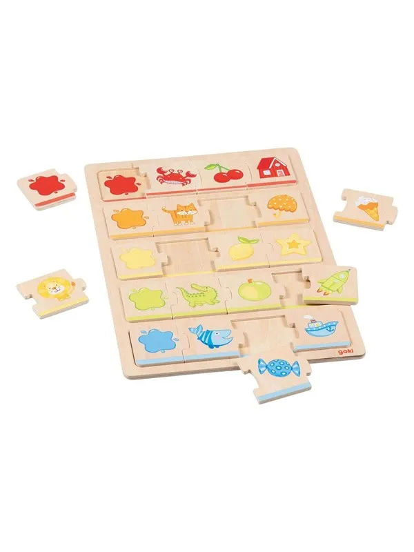 Goki My First Color Jigsaw Puzzle 20 pcs. Tre