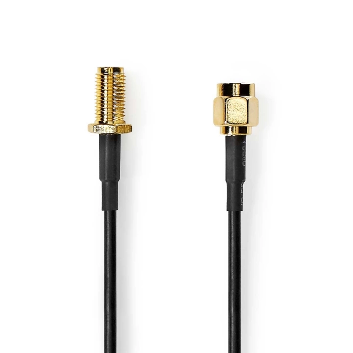 Nedis SMA Cable | SMA Male | SMA Female | Gold Plated