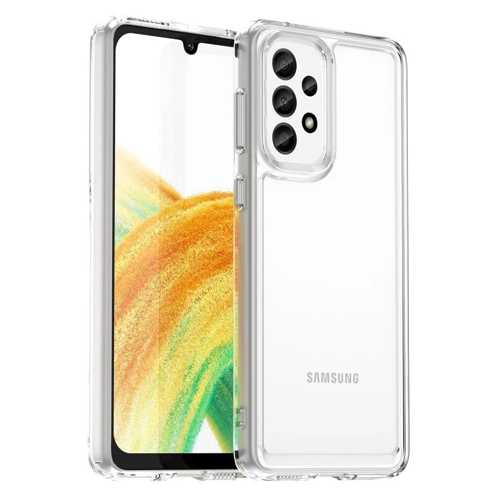 Samsung Galaxy A33 5G smart akryldeksel - Gjennomsiktig