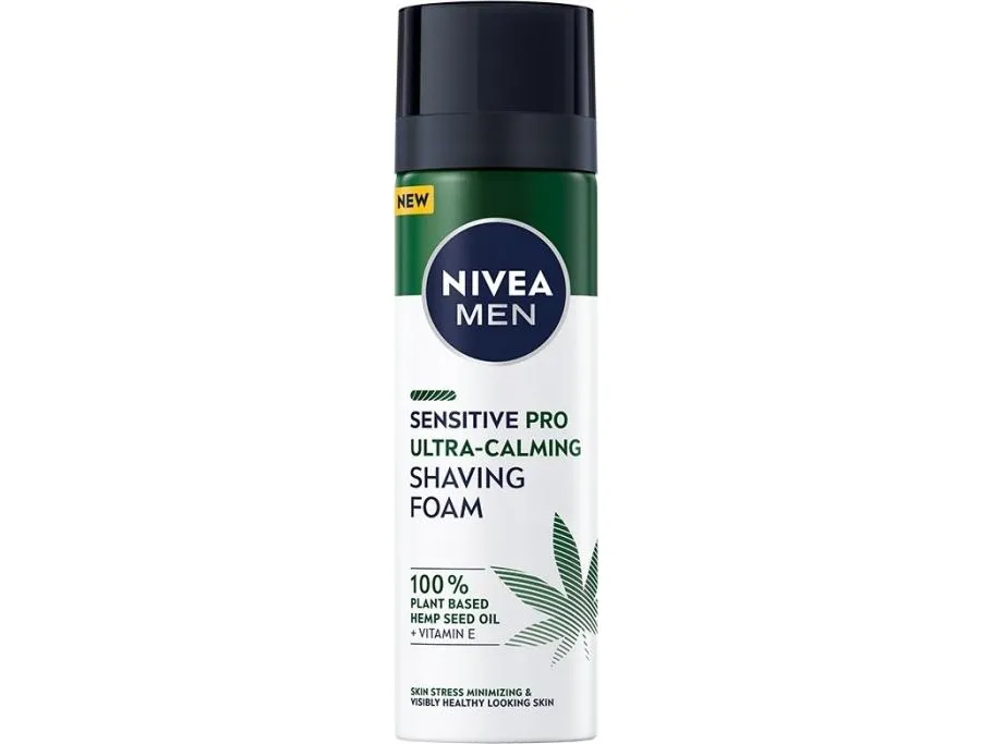 Nivea NIVEA_Men Sensitive Pro Ultra-beroligende barberskum barberskum med hampfrøolje 200ml