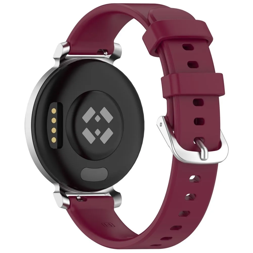 Garmin Lily 2 Smartwatch Strap Replacement Justerbart silikonbånd - Vinrød