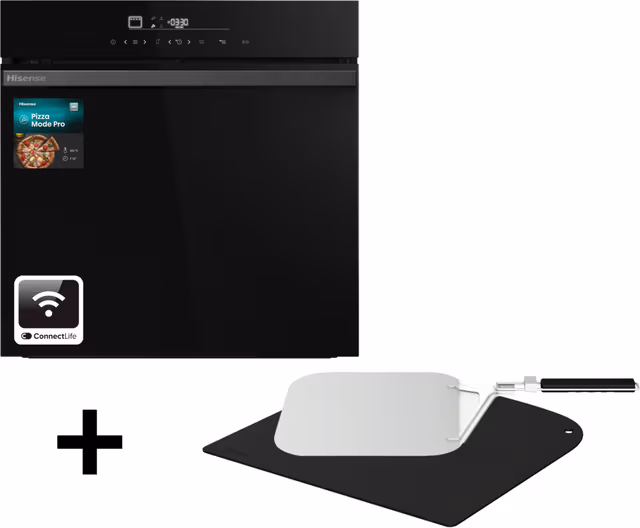Hisense Innbyggingsovn HO66F PizzaChef (sort)