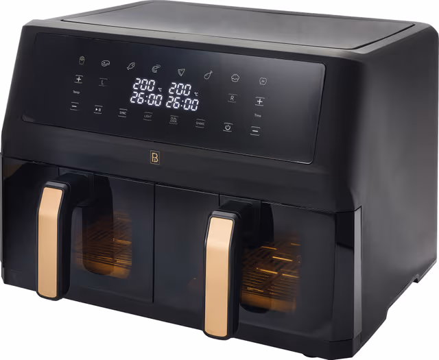 F&B Dual Zone airfryer 11L 34757 (sort)
