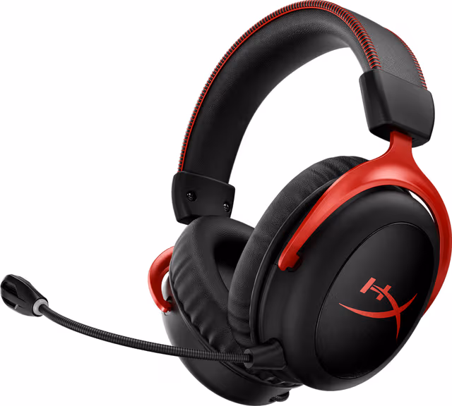 HyperX Cloud II Wireless gaming headset (sort/rød)