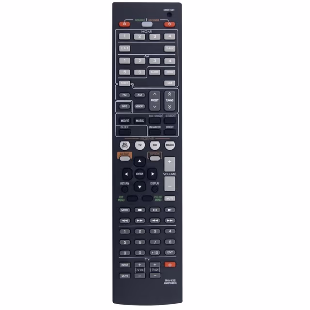 Fjernkontrollerstatning for RAV432 For Yamaha Audio/Video Receiver