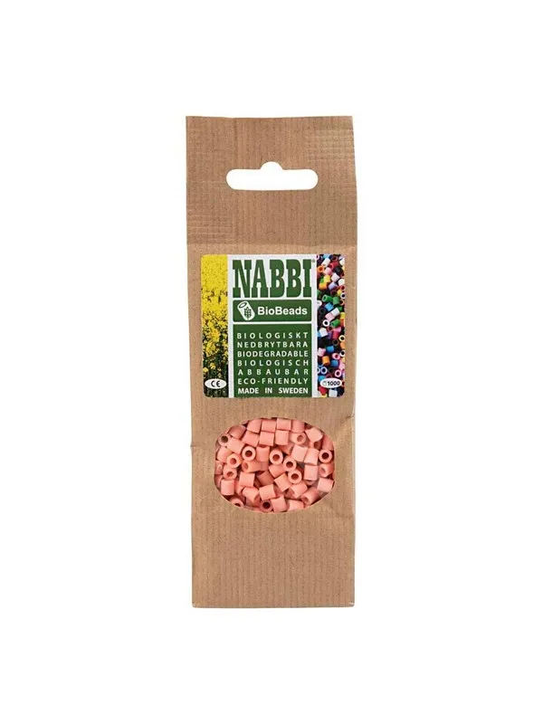 Creativ Company NABBI BioBeads 5x5mm Salmon - 1000pcs.