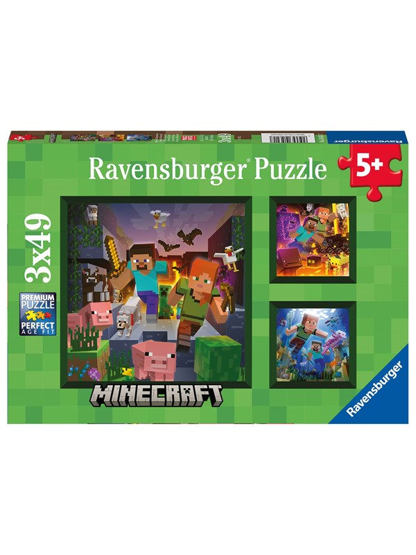 Ravensburger Minecraft Biomes 3x49p