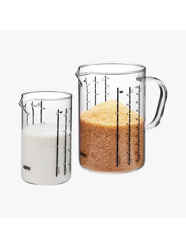 GEFU Målebegersett METI 0,5 + 1L glass