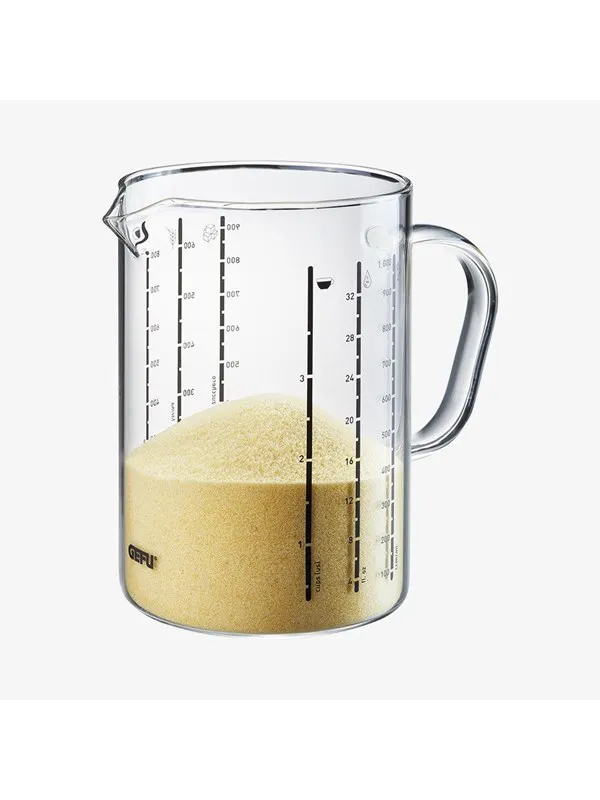 GEFU Målekopp METI 1L glass