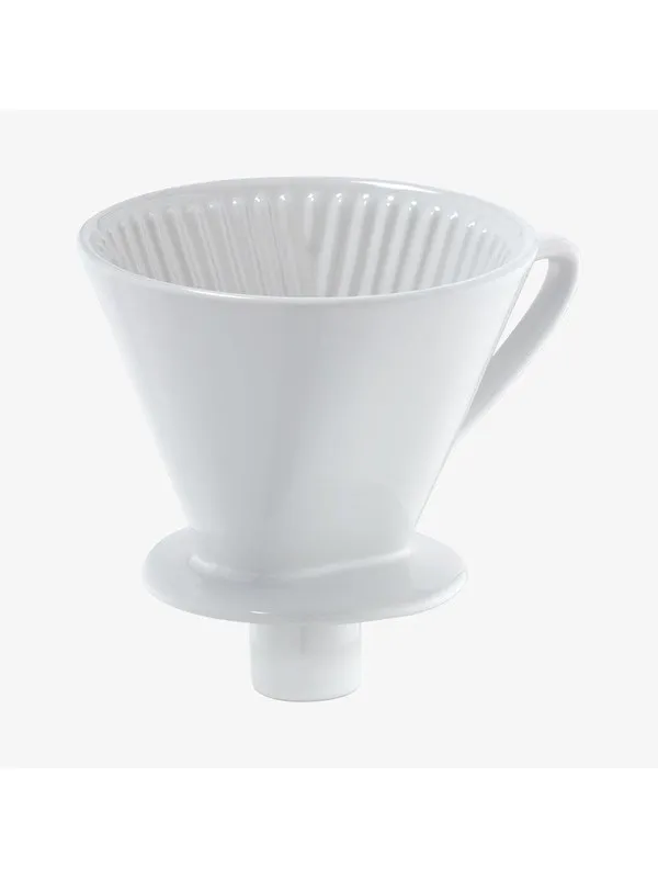Cilio Kaffetrakt m/tutstørrelse 4, hvit