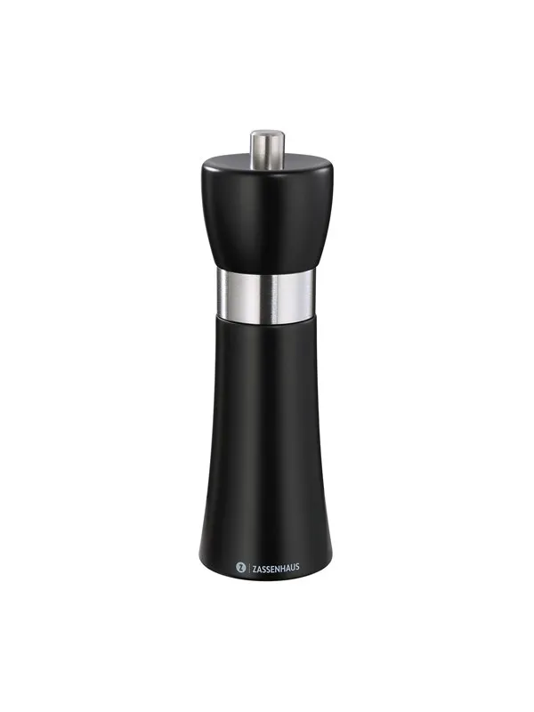 Zassenhaus Hamborg salt grinder 18 cm black