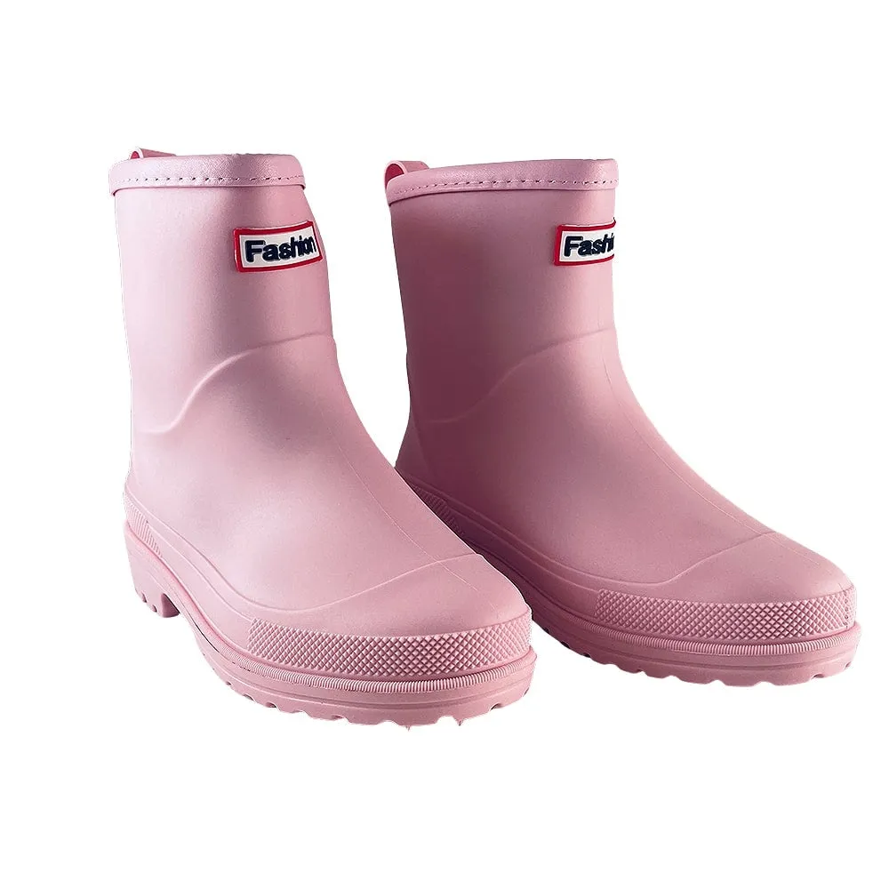 Gummistøvler for Kvinner Modell Svart eller Rosa