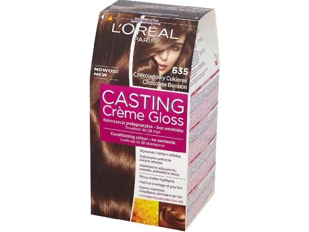 L'Oreal Casting Creme Gloss Hair Color 635 Chocolate Candy