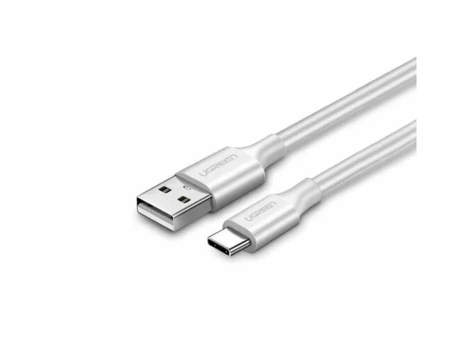 Ugreen 60123, 2 m, USB A, USB C, USB 2.0, 480 Gbit/s, Hvit
