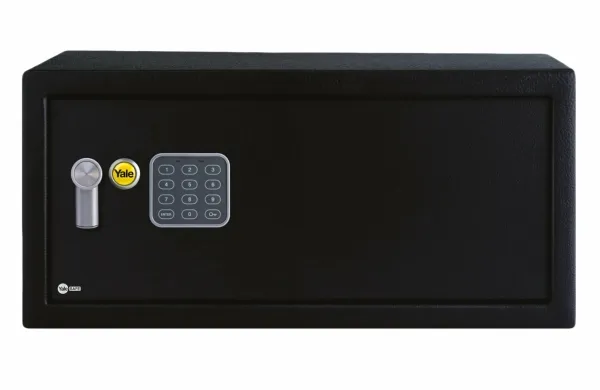 Yale YLV/200/DB2, Bærbar safe, Sort, Kombinasjonslås, 24 l, Stål, Gulv/vegg