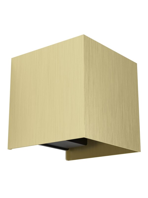 EGLO VALMONTONE VEGG 2X3W 1360LM BØRSTET GULL