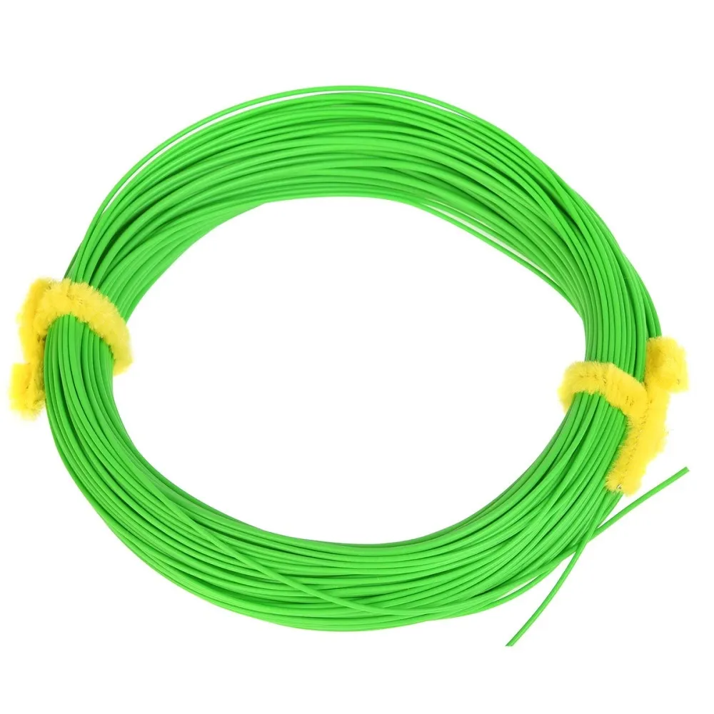 LEO 30m/100ft vekt fremover flytende fluefiskelinje nylonkjernefluelinje - WF - 6F