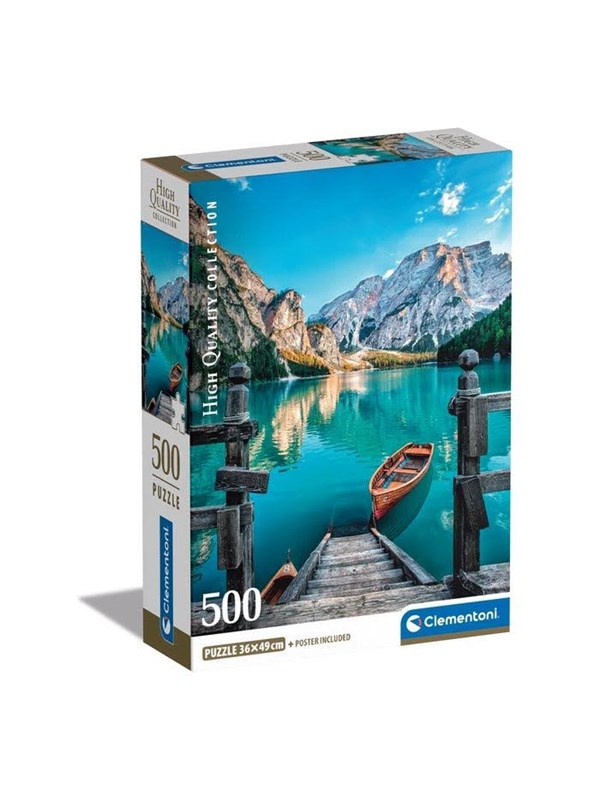 Clementoni Puzzle 500 Pcs CB High Quality Collection Braies Lake