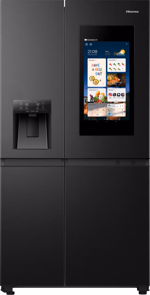 Hisense Side-by-Side RS9P628GPFE (svart)