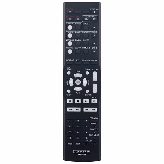 Fjernkontroll Utskiftning for AXD7688 for Pioneer AV-receiver Stereo System