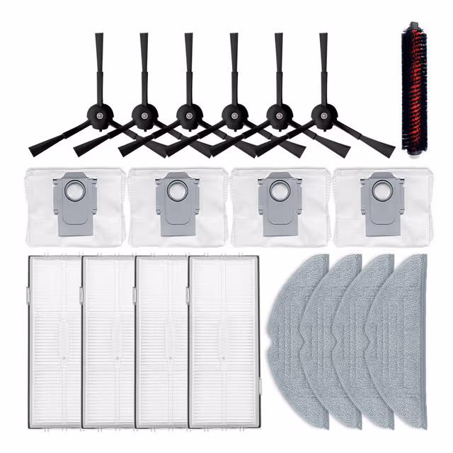 Tilbehør Roborock S8 Pro Ultra, 19 reservedeler