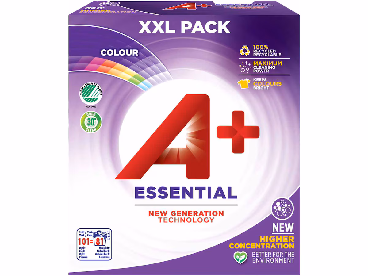 A+ Essential Color vaskepulver 51578