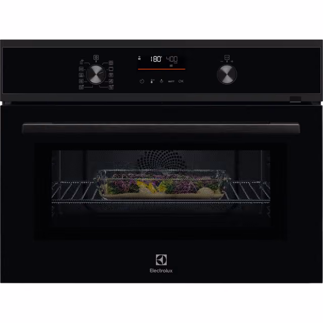 Electrolux Serie 600 Kompaktovn med mikro COM800CB (sort)