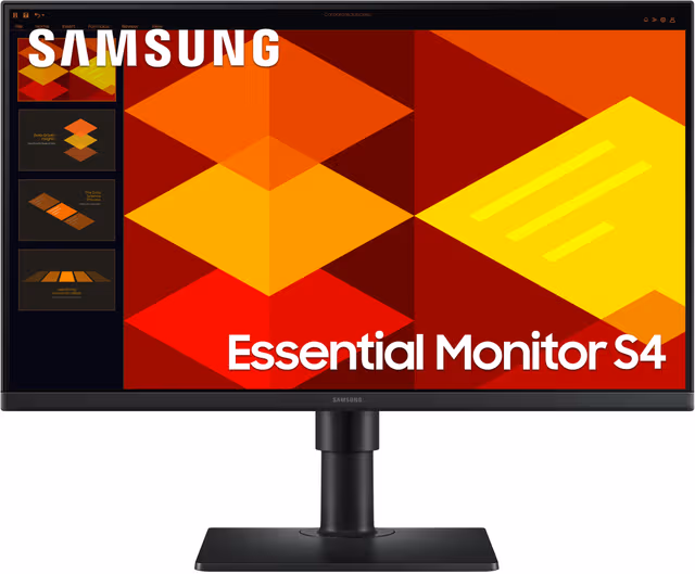 Samsung S4 Essential 24" IPS-skjerm LS24D402GAUXEN