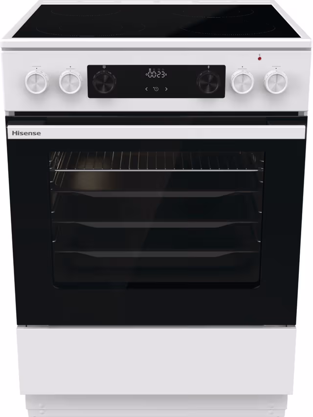 Hisense Keramisk komfyr H2CC8647WB (60cm)