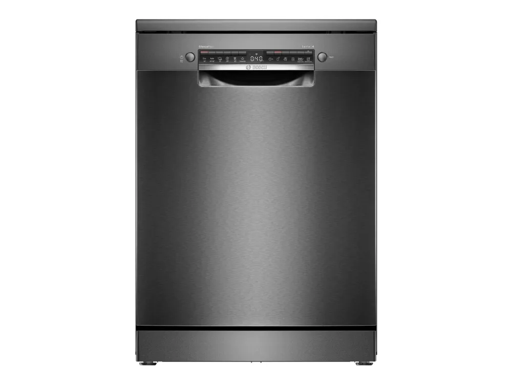 Bosch Serie 4 Frittstående Oppvaskmaskin SMS4EMC06E (Black inox)