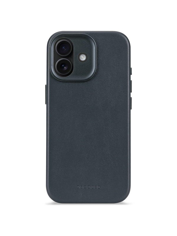 Decoded - Leather Backcover for iPhone 17 - Navy shadow