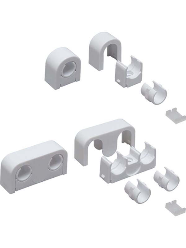 Uponor pipe clamp single 16-20 (white)