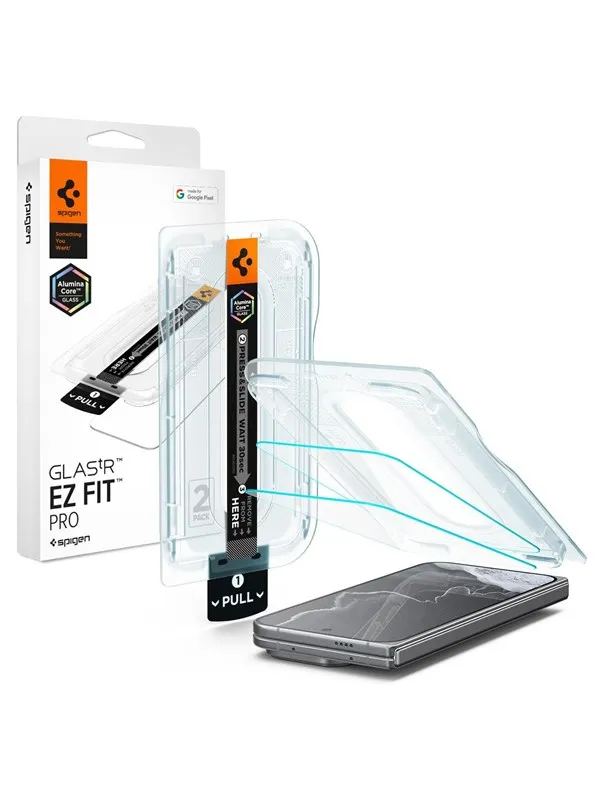 Spigen Glass tR EZ Fit Pro 2 Pack - Google Pixel 11 Pro Fold