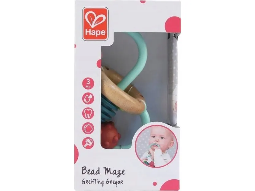 Hape Infinity Teething Ring with Beads