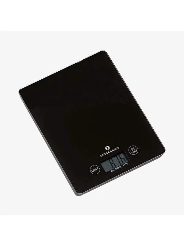 Zassenhaus Kjøkkenvekt digital, svart BALANCE