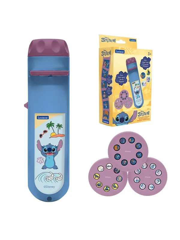 Stitch Disney  stories projector and torch light