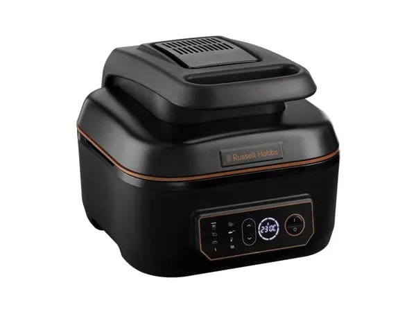 Russell Hobbs SatisFry Air & Grill Multikoker, Hot Air Fryer, 5,5 L, 2,5 kg, 260 °C, Enkel, Svart