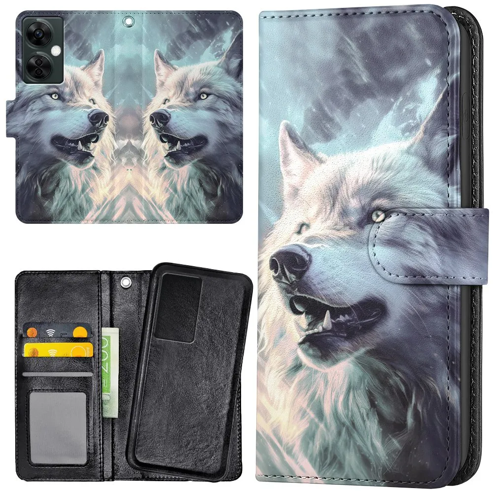 OnePlus Nord CE 3 Lite 5G - Lommebok Deksel Wolf