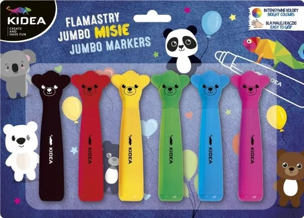 Derform PISAKI 6KOL JUMBO Z figurer bamser kidea B/C